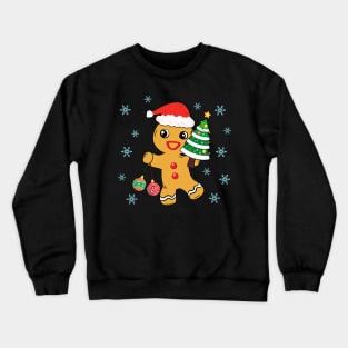 Christmas Gingerbread Man Cookies Baking Crewneck Sweatshirt